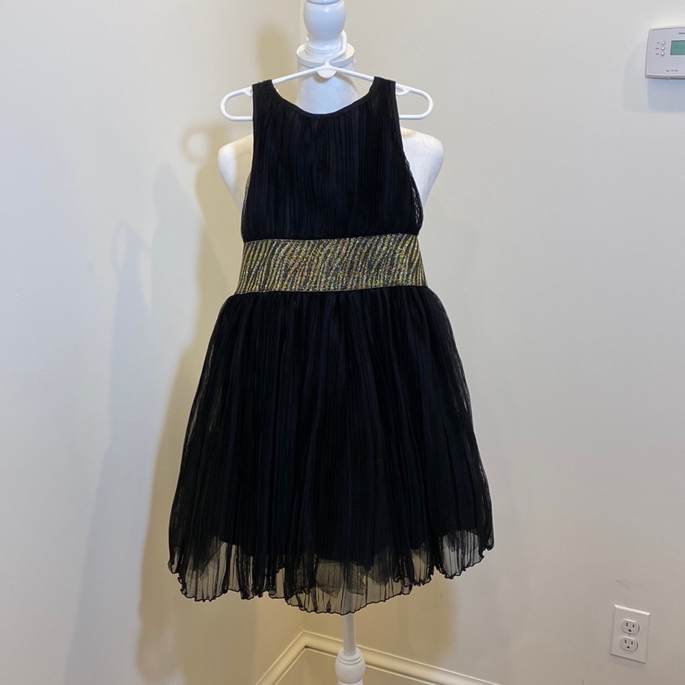 Girls Pippa and Julie black Fancy dress- sz 7